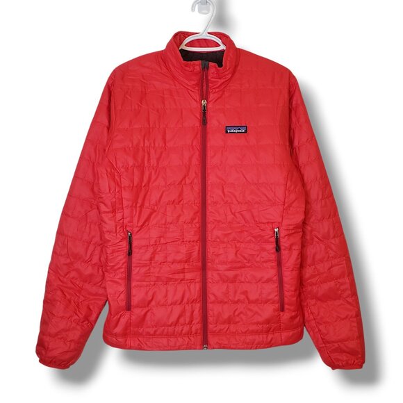 Patagonia Nano Puff Light Puffer Jacket Red Size S - Picture 1 of 6